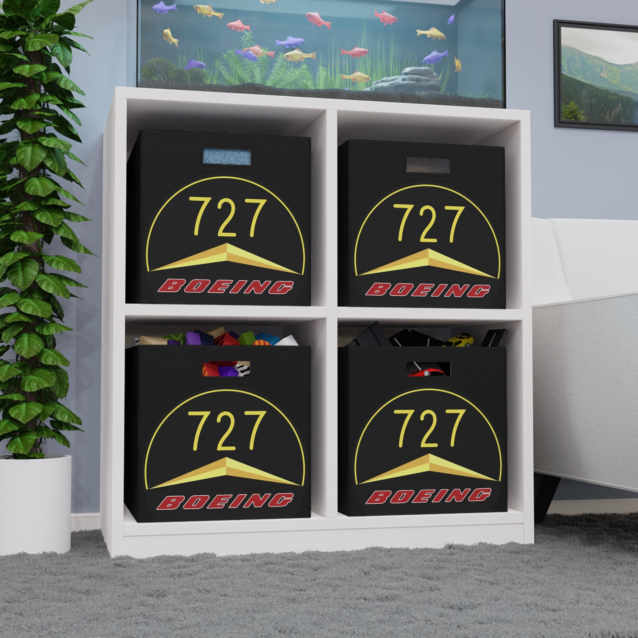727 Inspired Felt Storage Box - I Love a Hangar