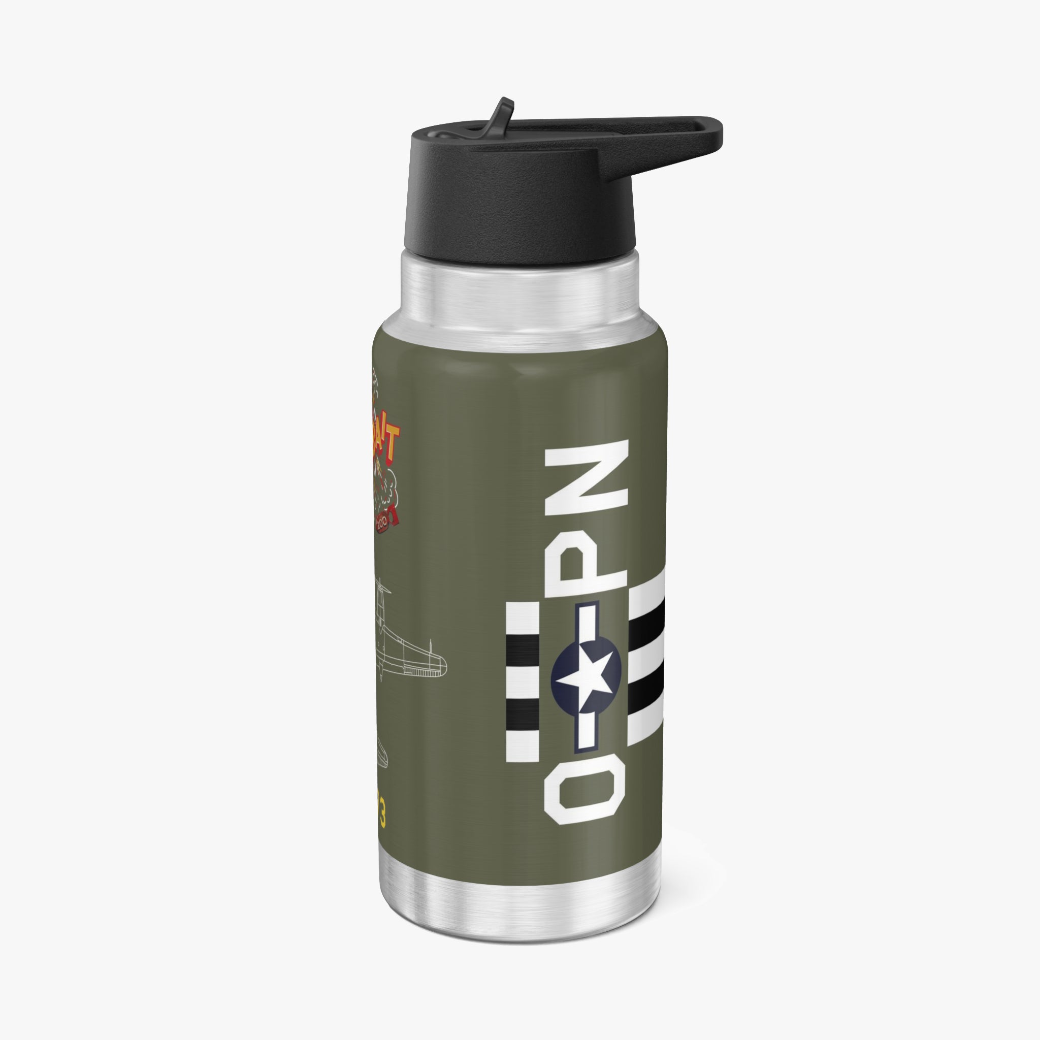 B-26 "Flak Bait" Tumbler, 32oz (950ml) - I Love a Hangar