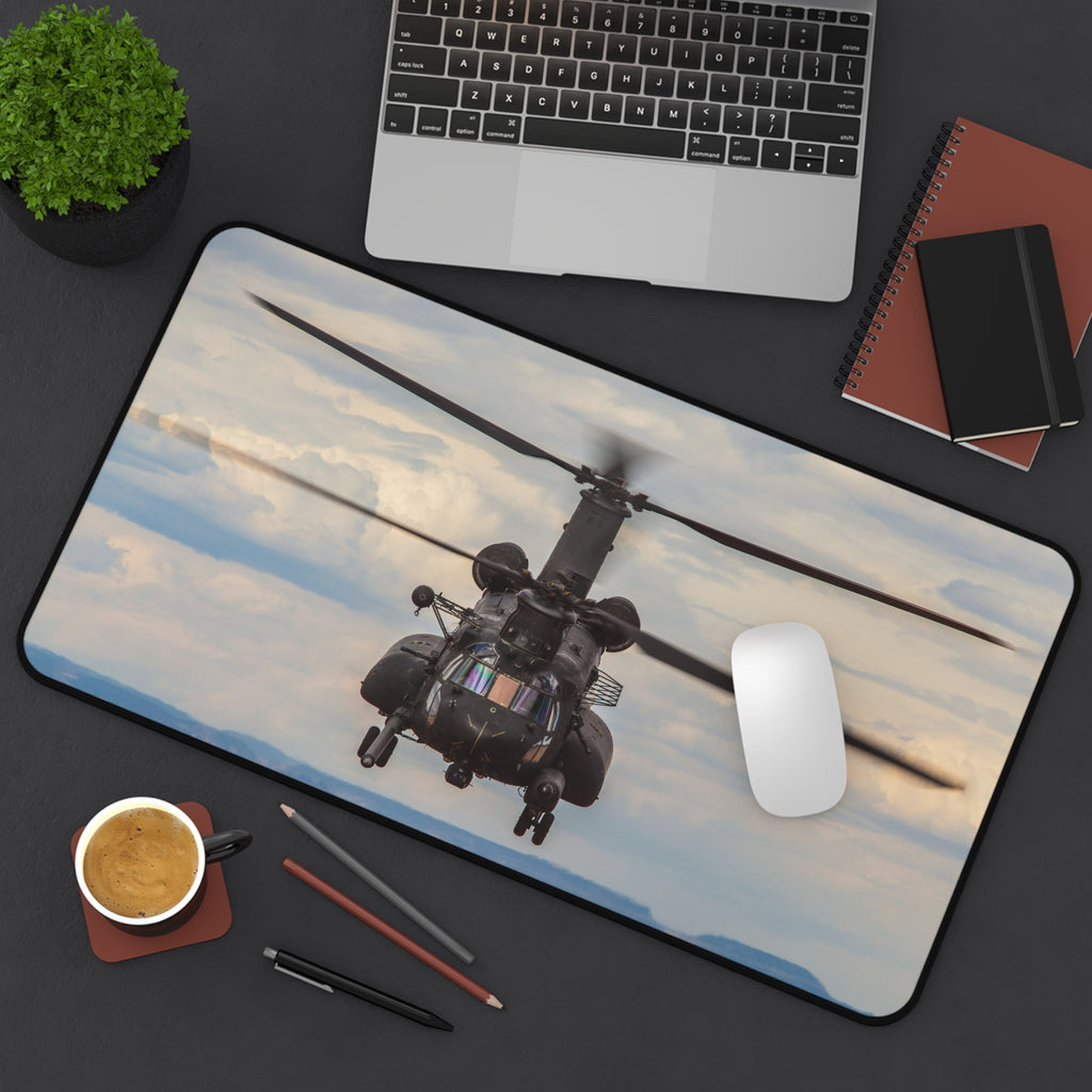 MH-47 Chinook Desk Mat - I Love a Hangar