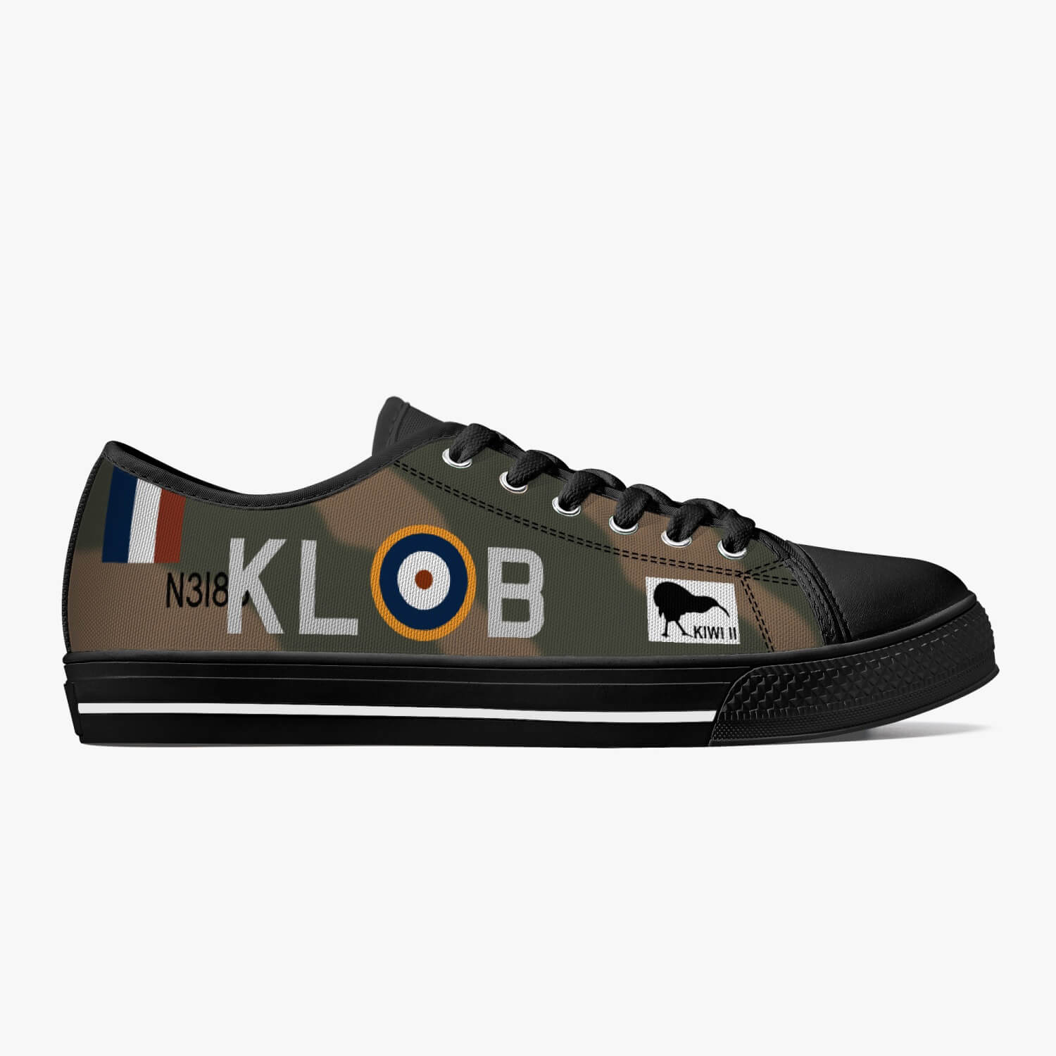 Spitfire "KIWI II" Low Top Canvas Shoes - I Love a Hangar