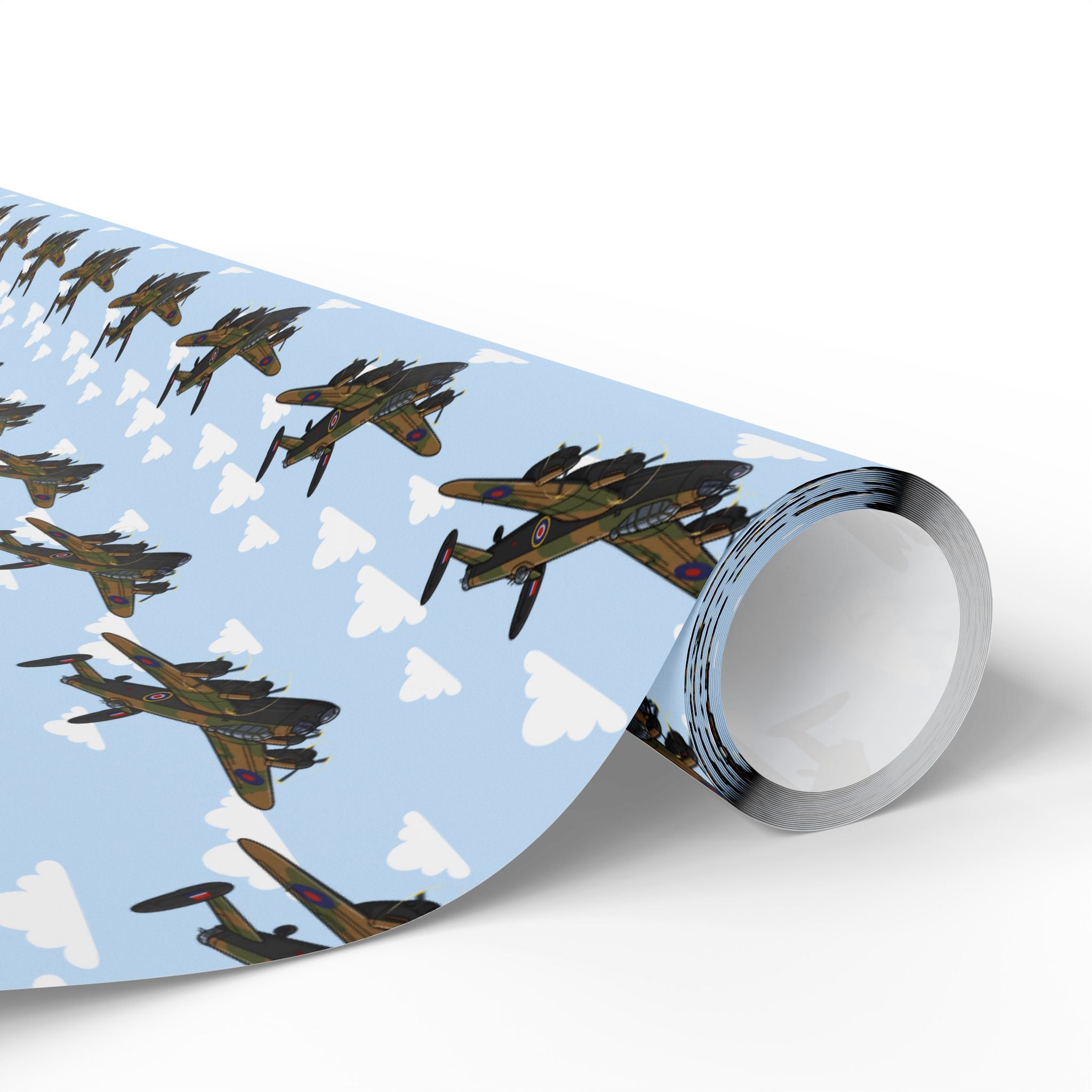 Lancaster Wrapping Paper - Sky Blue
