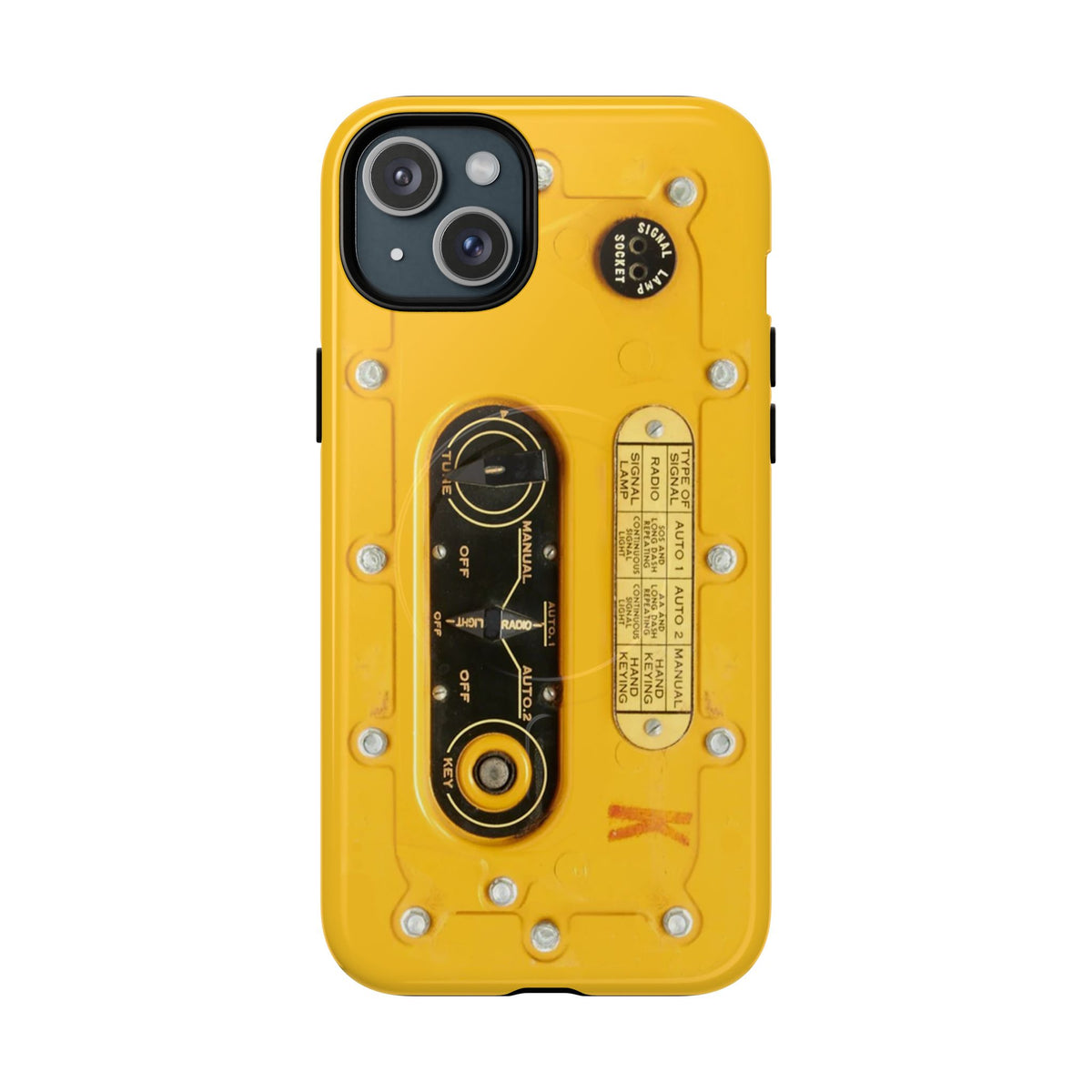 SCR-578 "Gibson Girl" Survival Radio Style Tough Magnetic Phone Cases – iPhone Compatible
