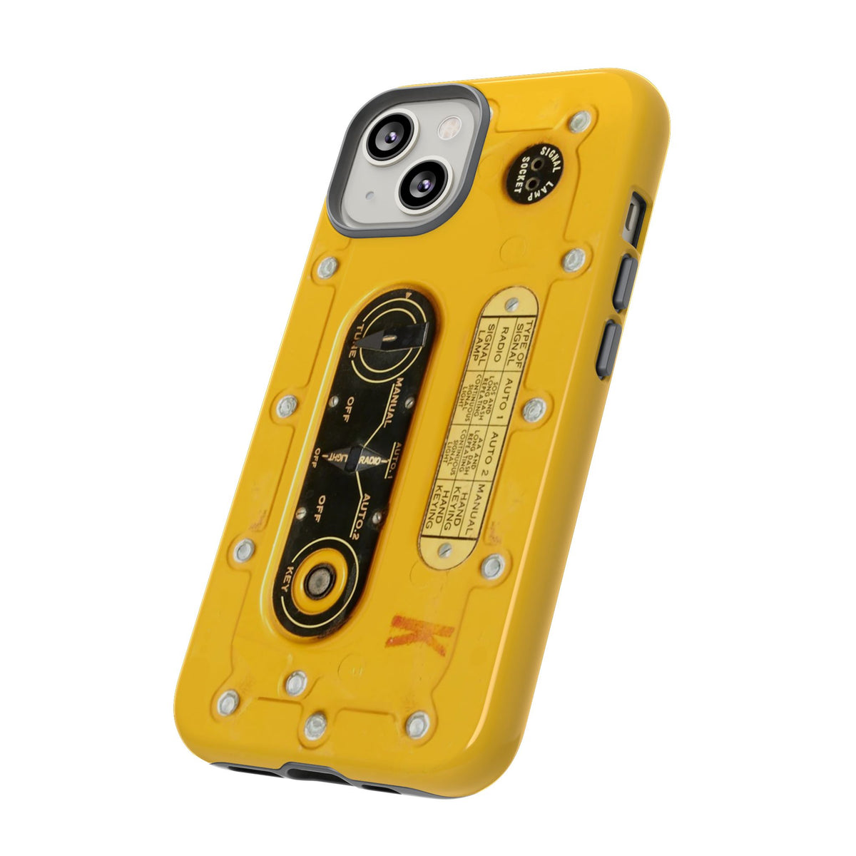 SCR-578 "Gibson Girl" Survival Radio Style Tough Phone Cases – iPhone Compatible