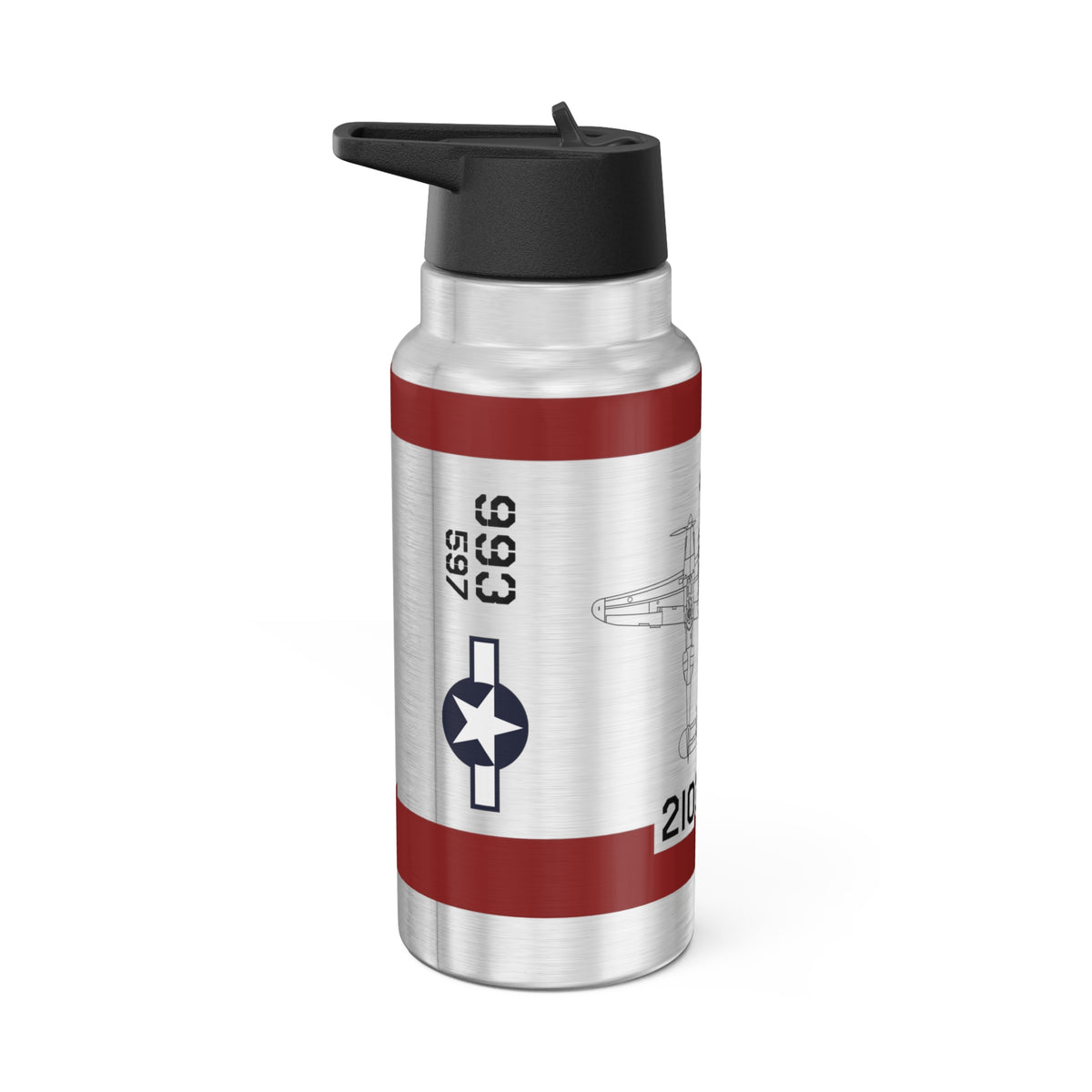 P-38 "Marge" Inspired Tumbler, 32oz (950ml) - I Love a Hangar