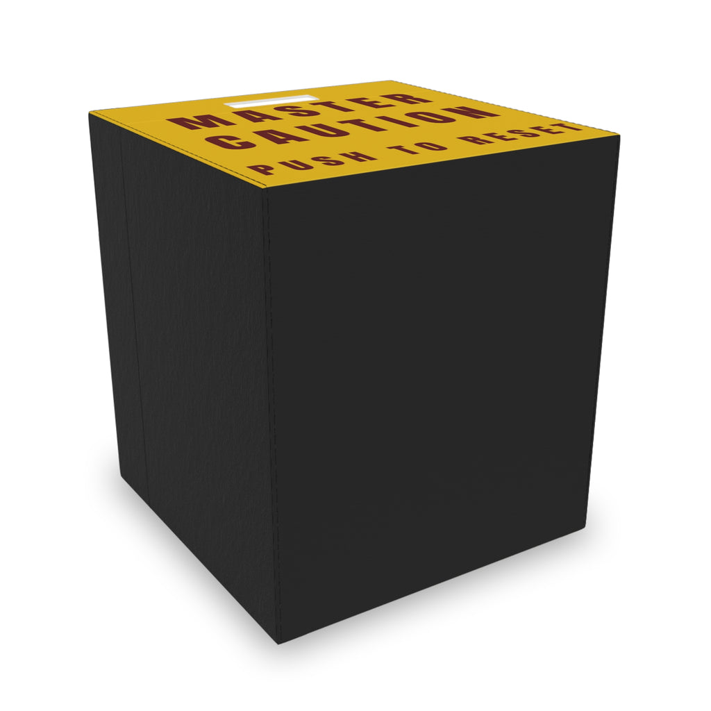 Master Caution - Push to Reset Felt Storage Box - I Love a Hangar