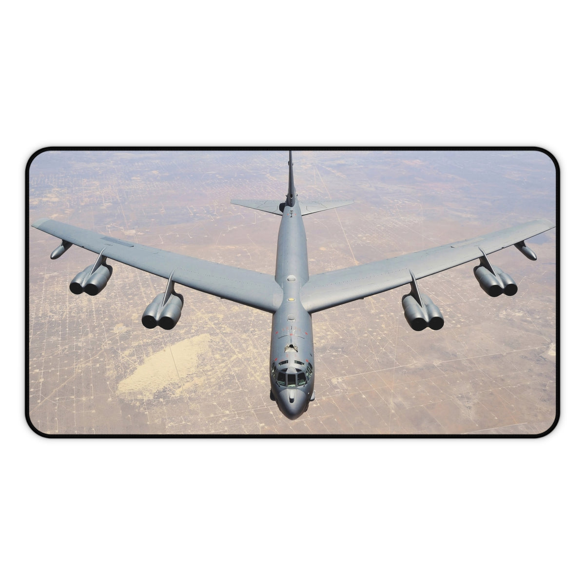 B-52 Stratofortress From Above Desk Mat - I Love a Hangar