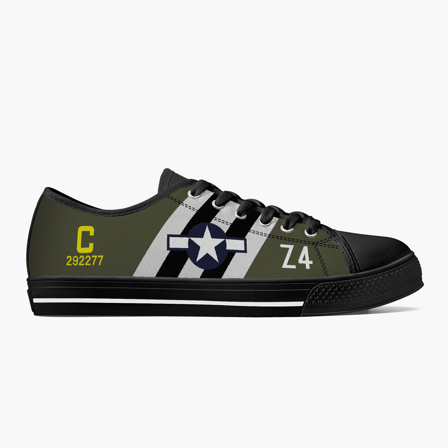 C-47 "Boogie Baby" Low Top Canvas Shoes - I Love a Hangar