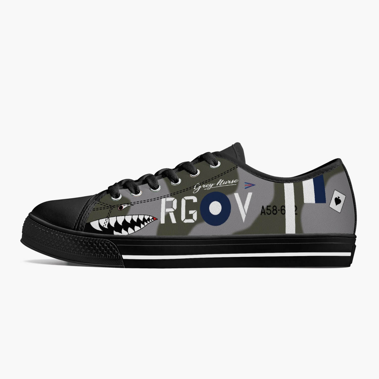 Spitfire "RG-V" Low Top Canvas Shoes - I Love a Hangar