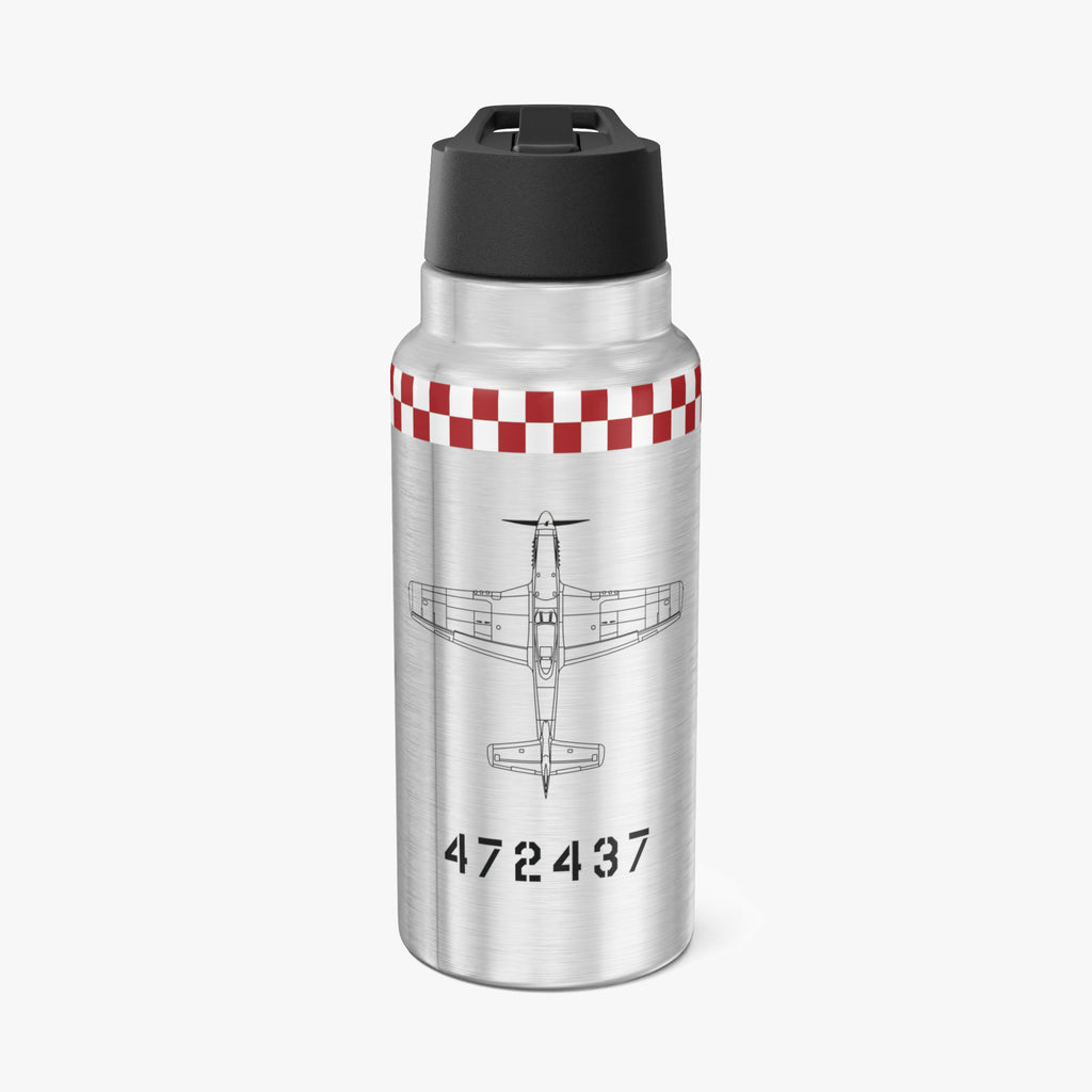 P-51 "Pauline" Tumbler, 32oz (950ml) - I Love a Hangar