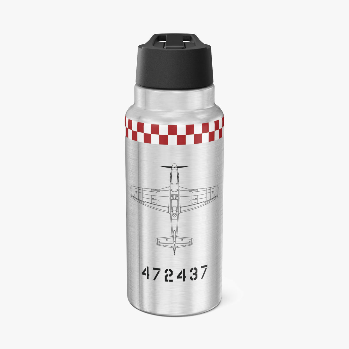 P-51 "Pauline" Tumbler, 32oz (950ml) - I Love a Hangar