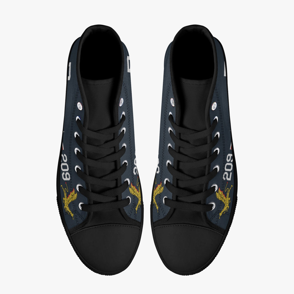 F9F-5 Panther "#209" High Top Canvas Shoes - I Love a Hangar