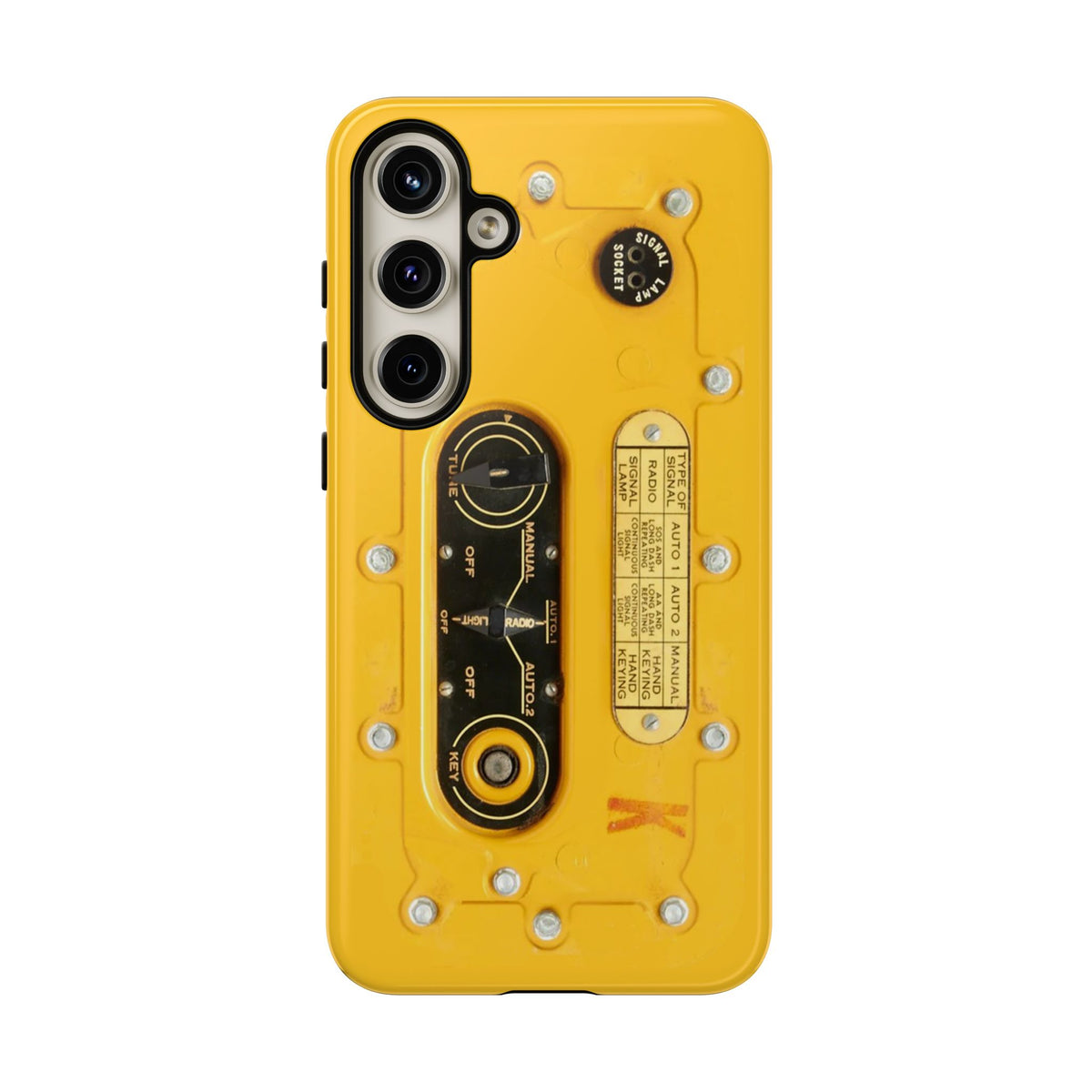 SCR-578 "Gibson Girl" Survival Radio Style Tough Phone Cases – Samsung Galaxy Compatible