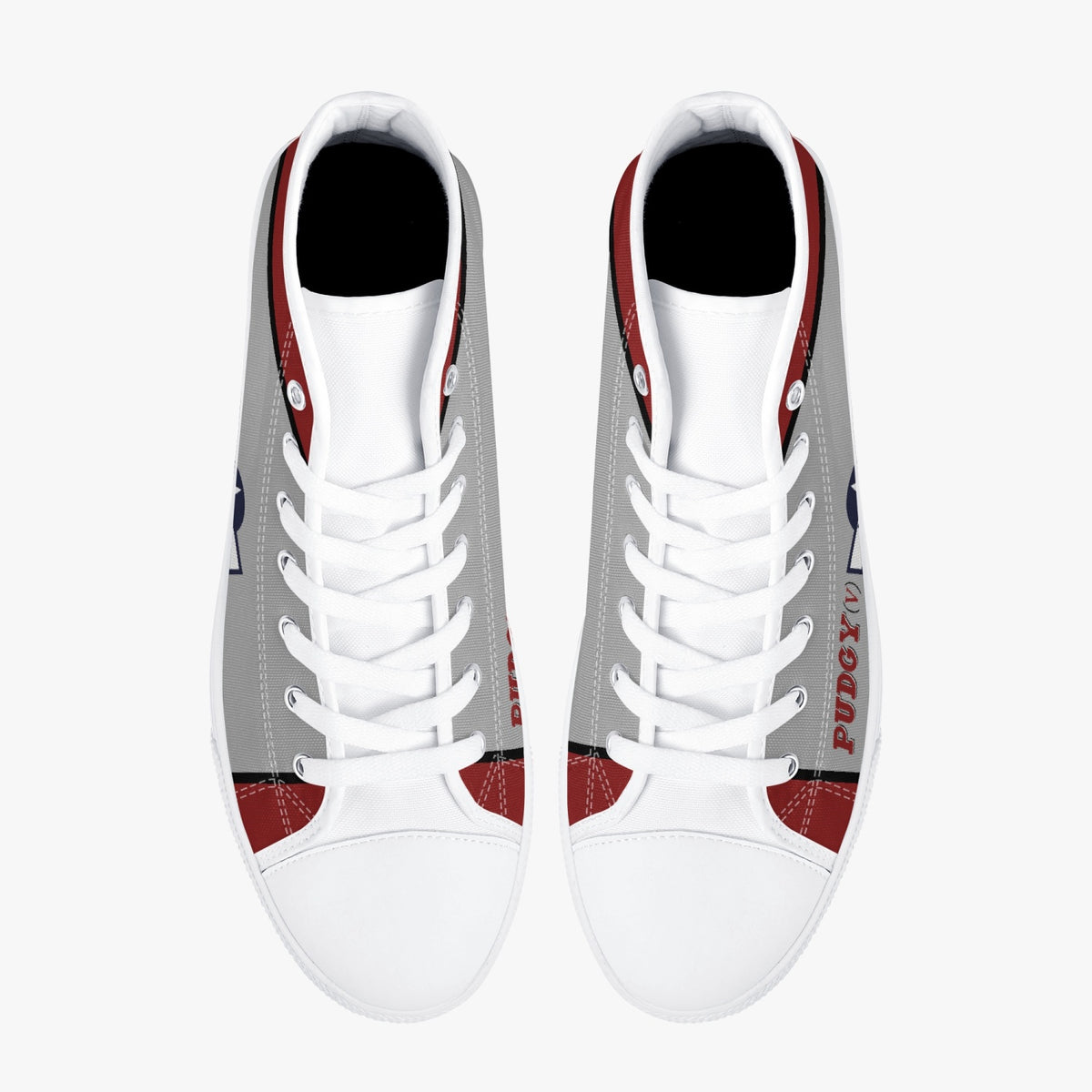 P-38 "Pudgy V" High Top Canvas Shoes - I Love a Hangar