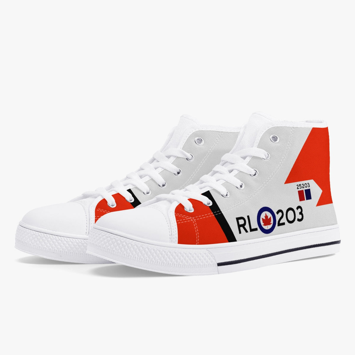 CF-105 "Arrow" (RL-203) High Top Canvas Shoes - I Love a Hangar