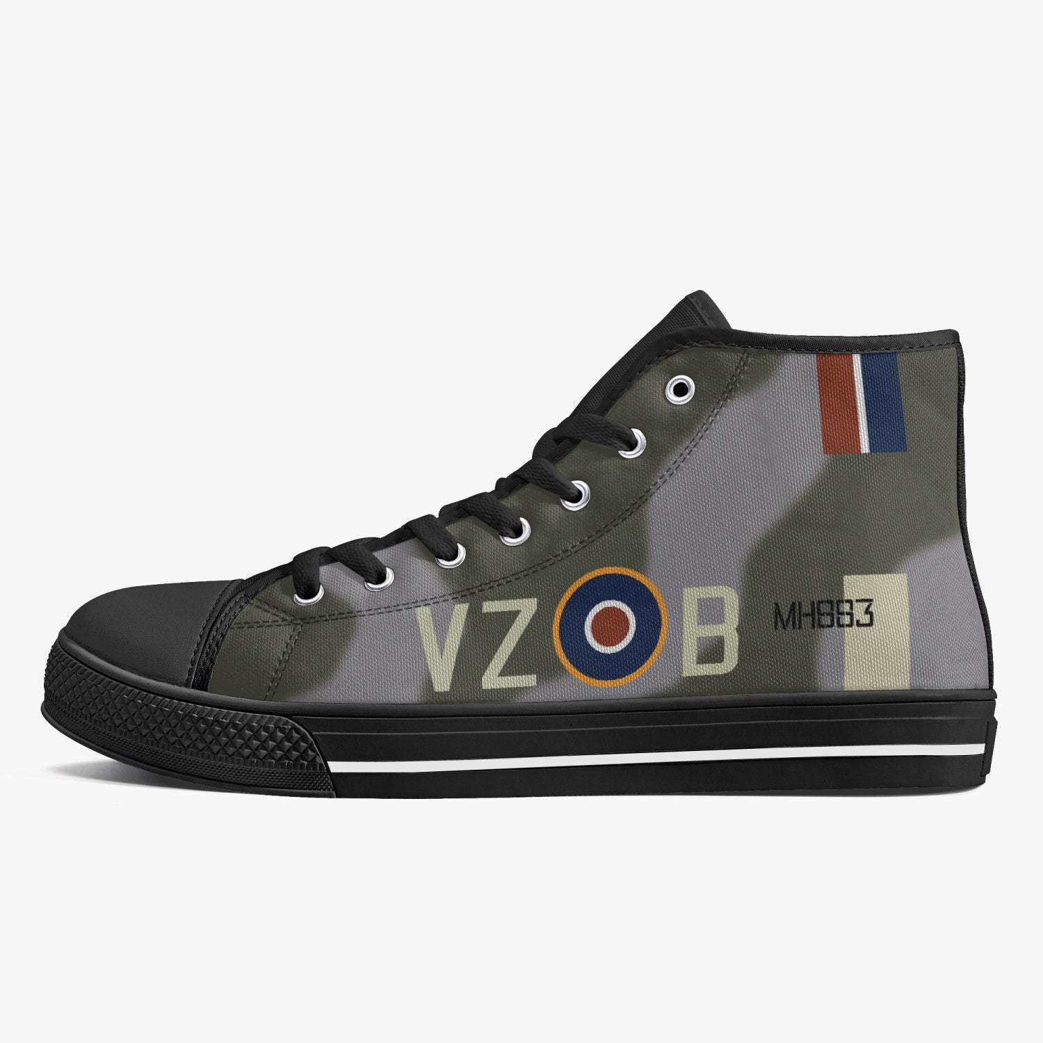 Spitfire "VZ-B" High Top Canvas Shoes - I Love a Hangar