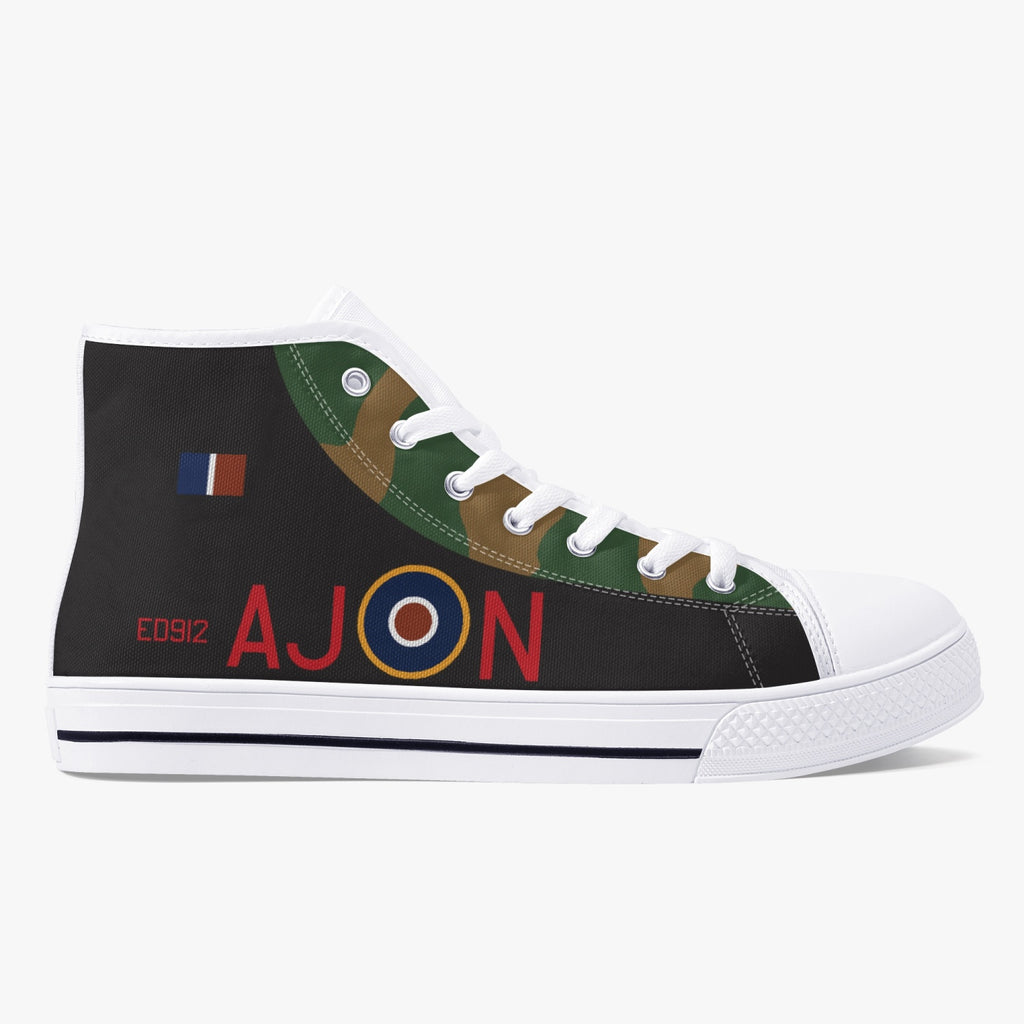 Lancaster "AJ-N"  High Top Canvas Shoes - I Love a Hangar