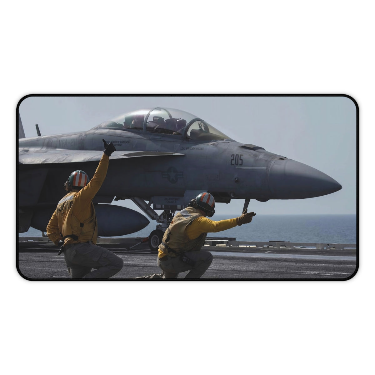 F/A-18 Super Hornet Launching Desk Mat - I Love a Hangar