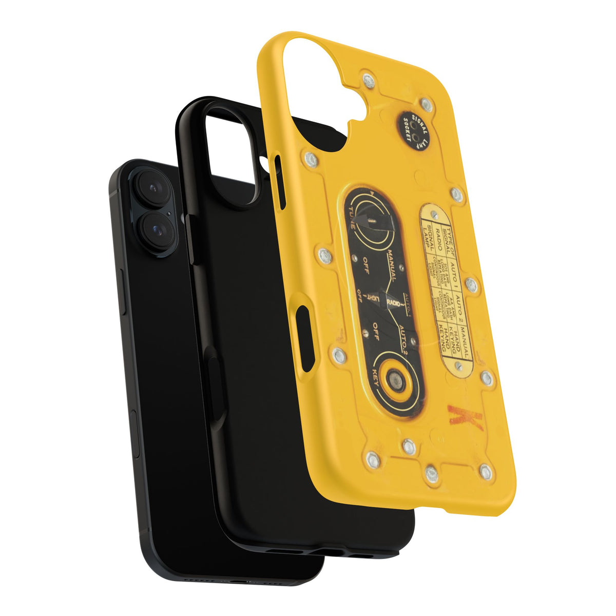 SCR-578 "Gibson Girl" Survival Radio Style Tough Magnetic Phone Cases – iPhone Compatible