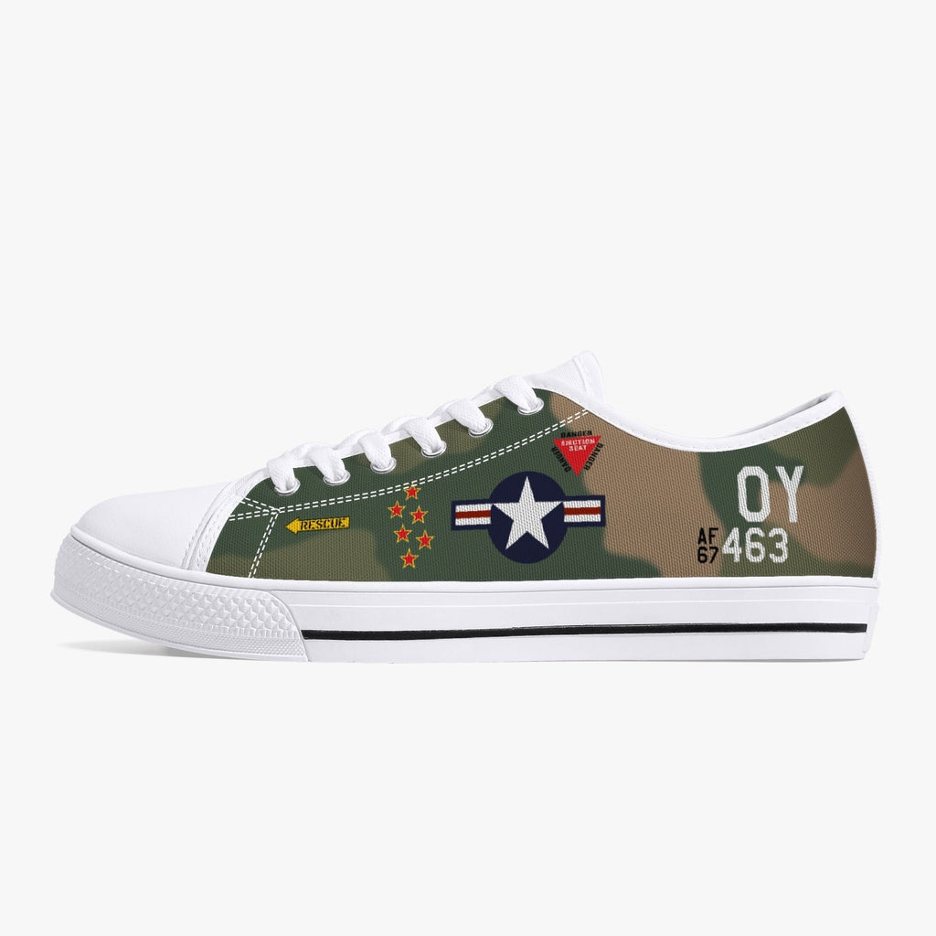 F-4 Phantom "Buick 01" Low Top Canvas Shoes - I Love a Hangar