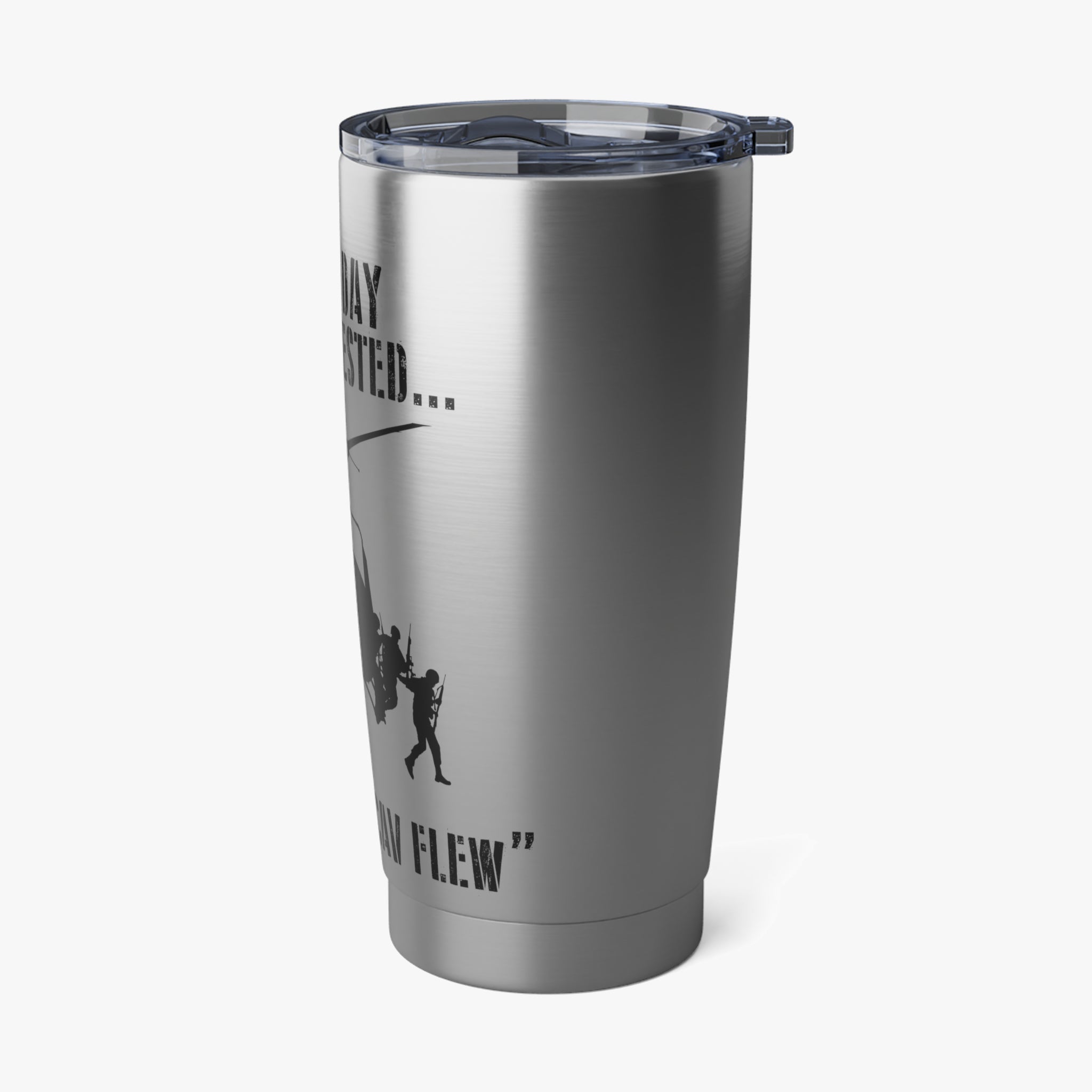 "On the 7th Day the Lord rested, but the Cav Flew" Inspired 20oz (590ml) Stainless Steel Tumbler - I Love a Hangar