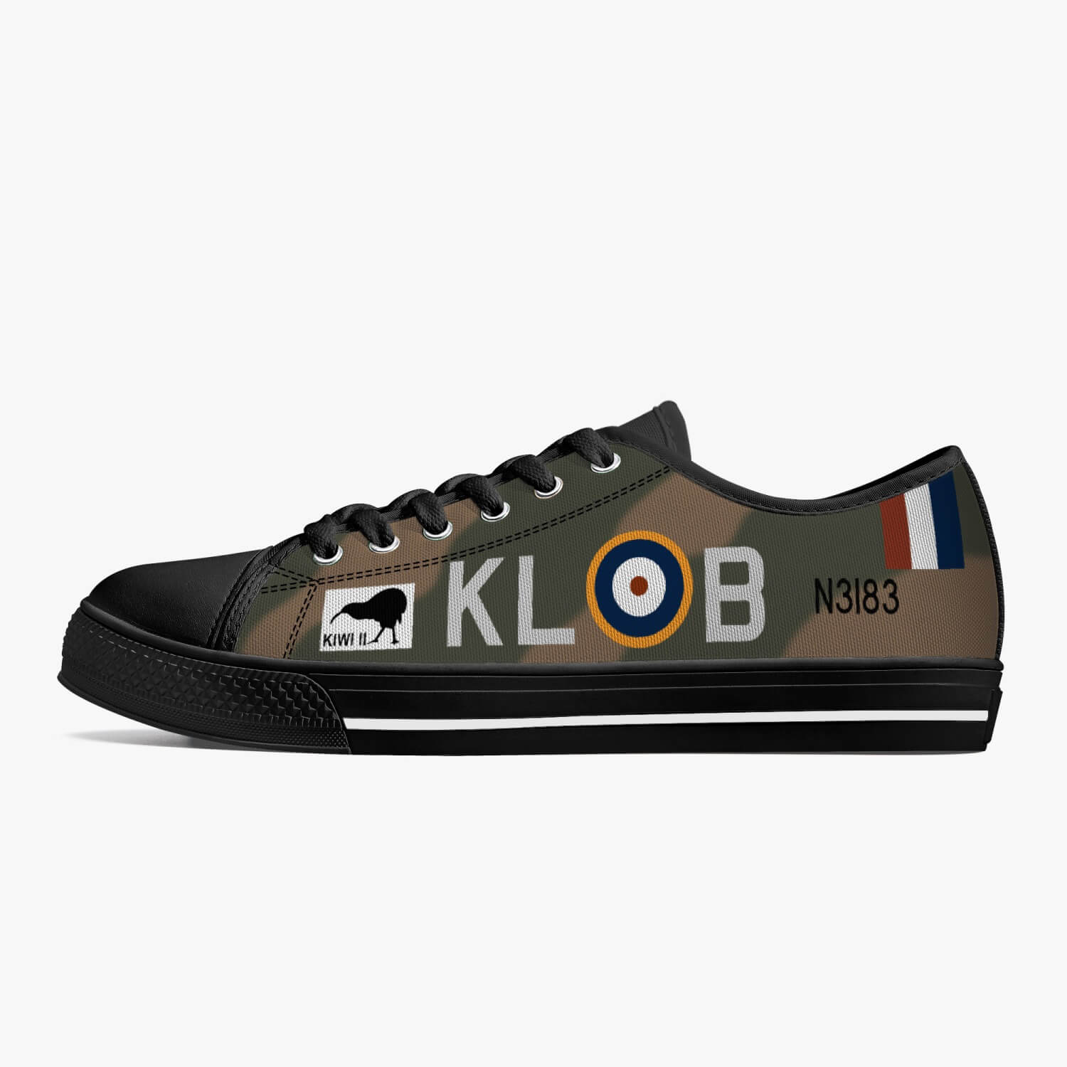 Spitfire "KIWI II" Low Top Canvas Shoes - I Love a Hangar