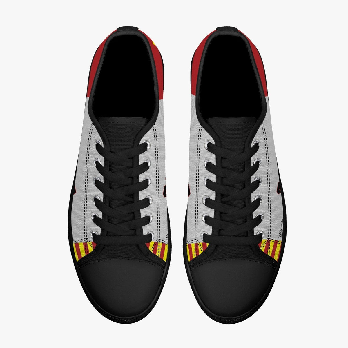P-51 "Ina The Macon Belle" Low Top Canvas Shoes - I Love a Hangar