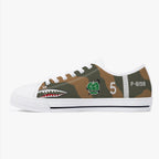 P-40 "White #5" of Charles Bond Low Top Canvas Shoes - I Love a Hangar