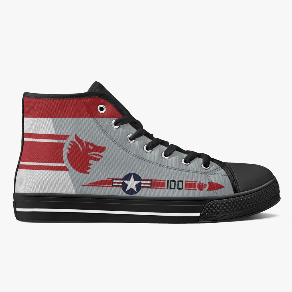 VF-1 "Wolfpack" High Top Canvas Shoes - I Love a Hangar