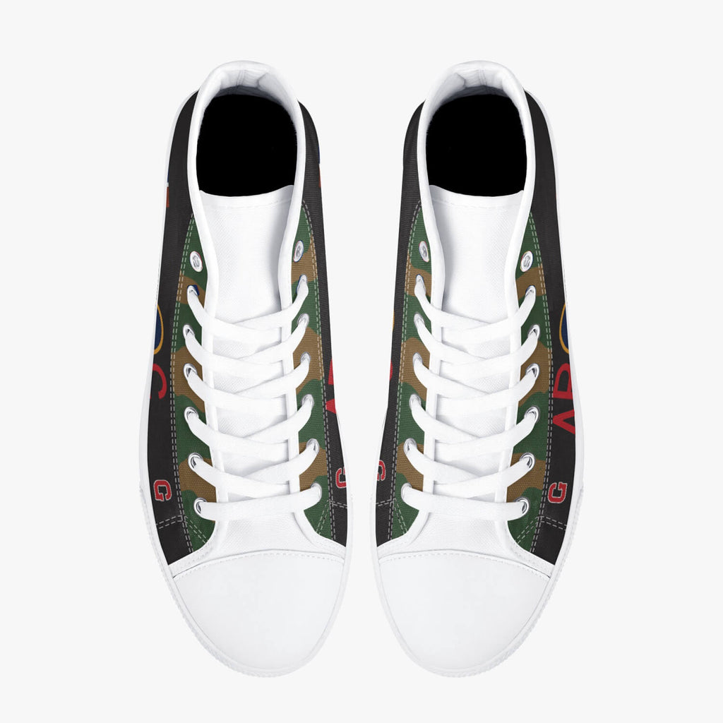 Lancaster "AR-G" High Top Canvas Shoes - I Love a Hangar