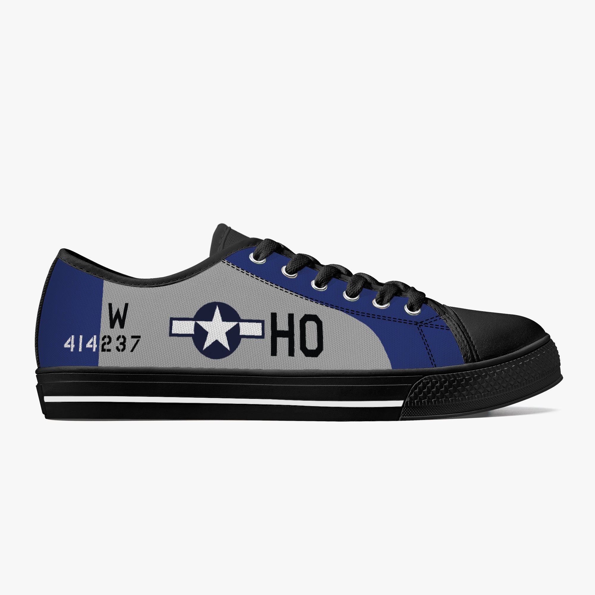 P-51 "Moonbeam McSwine" Low Top Canvas Shoes - I Love a Hangar