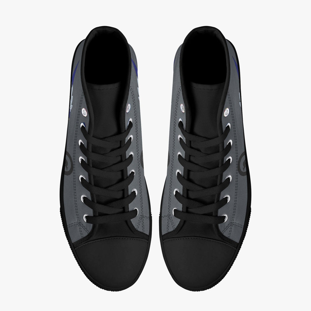 F-111 6 SQN High Top Canvas Shoes - I Love a Hangar