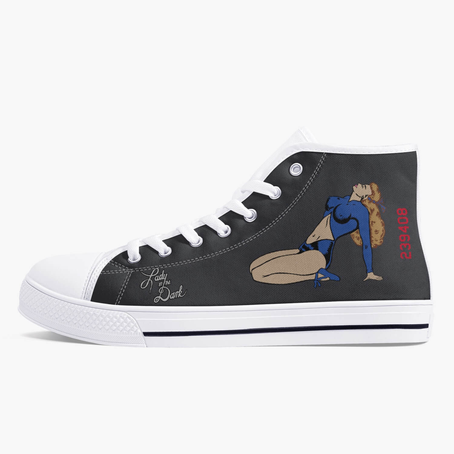 P-61 "Lady in the Dark" High Top Canvas Shoes - I Love a Hangar