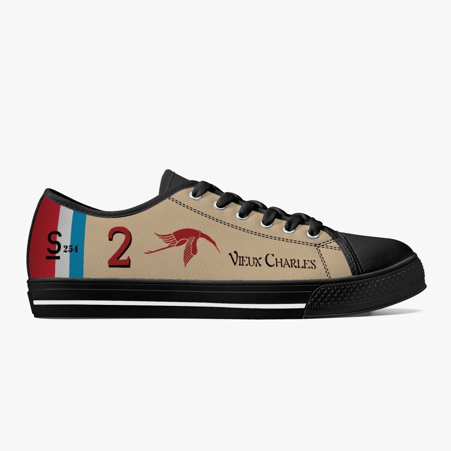 SPAD VII "Vieux Charles" Low Top Canvas Shoes - I Love a Hangar