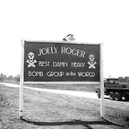 90th Bomb Group "Jolly Roger" Flag - I Love a Hangar