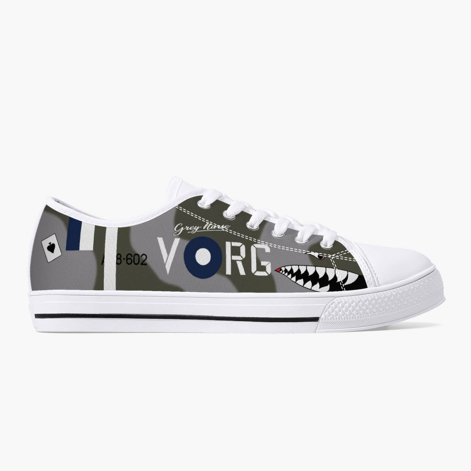 Spitfire "RG-V" Low Top Canvas Shoes - I Love a Hangar