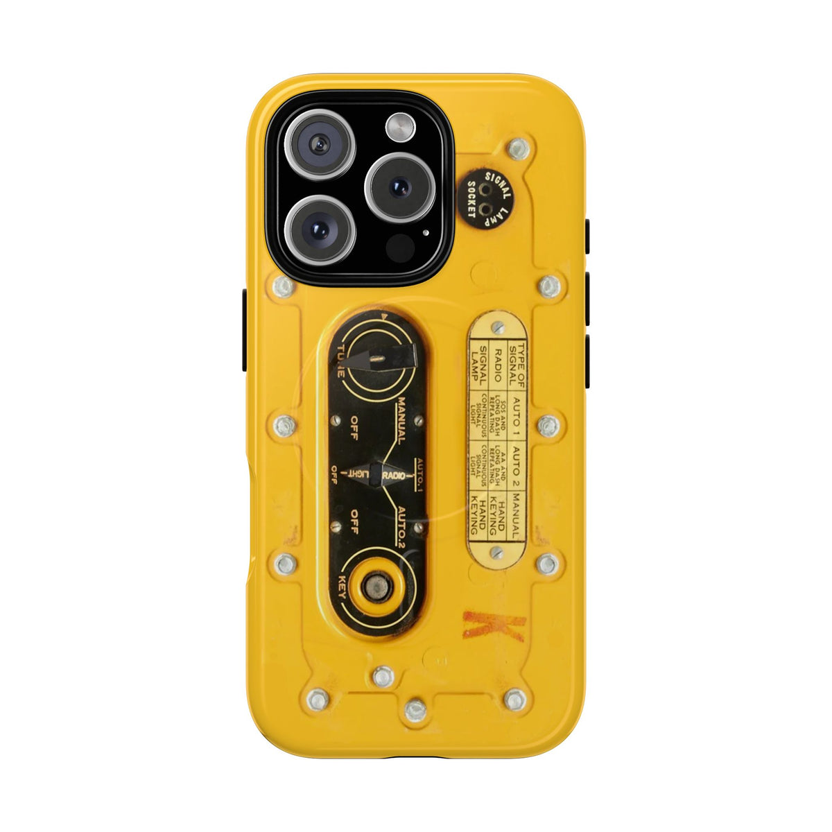 SCR-578 "Gibson Girl" Survival Radio Style Tough Magnetic Phone Cases – iPhone Compatible