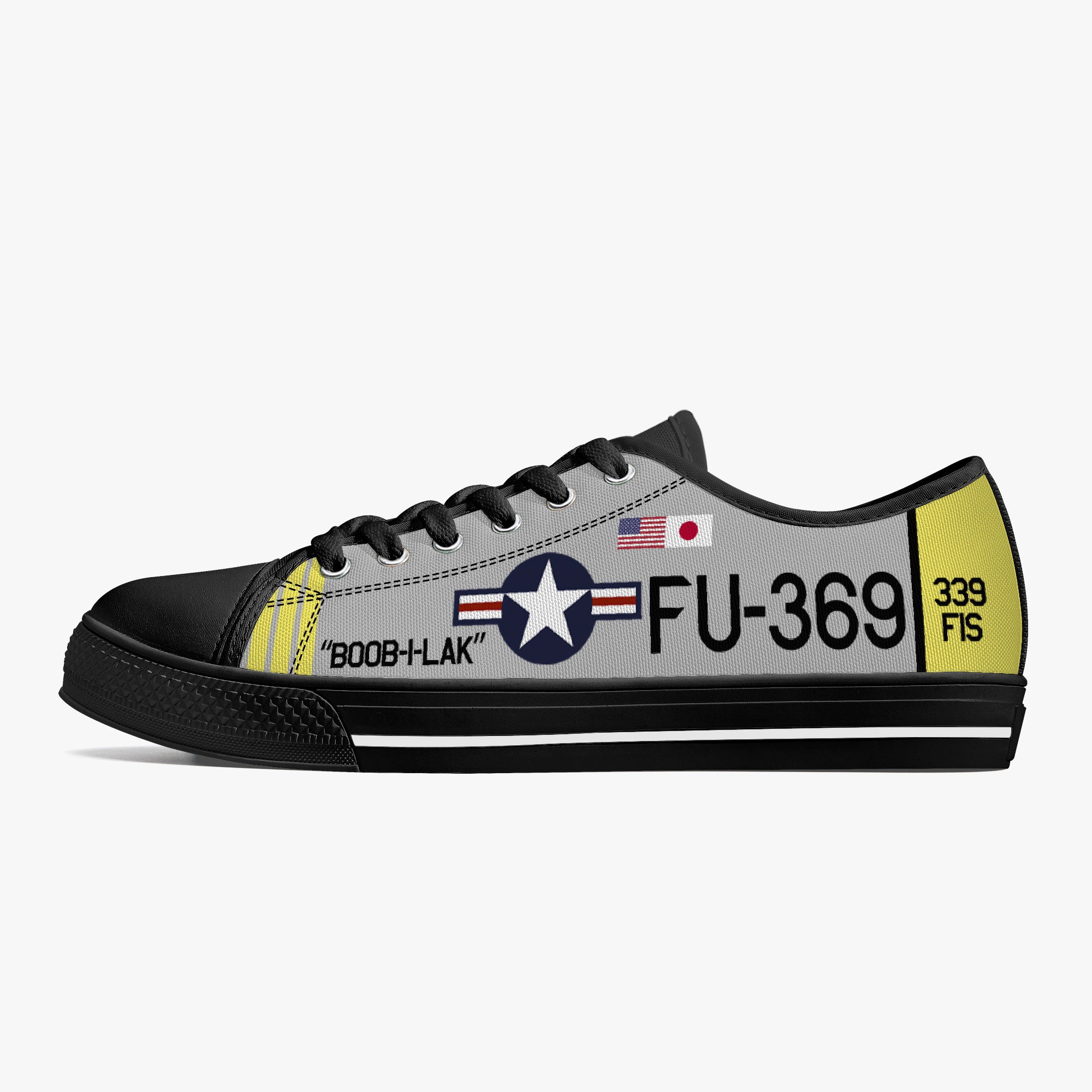 F-86 Sabre 339th FIS Low Top Canvas Shoes