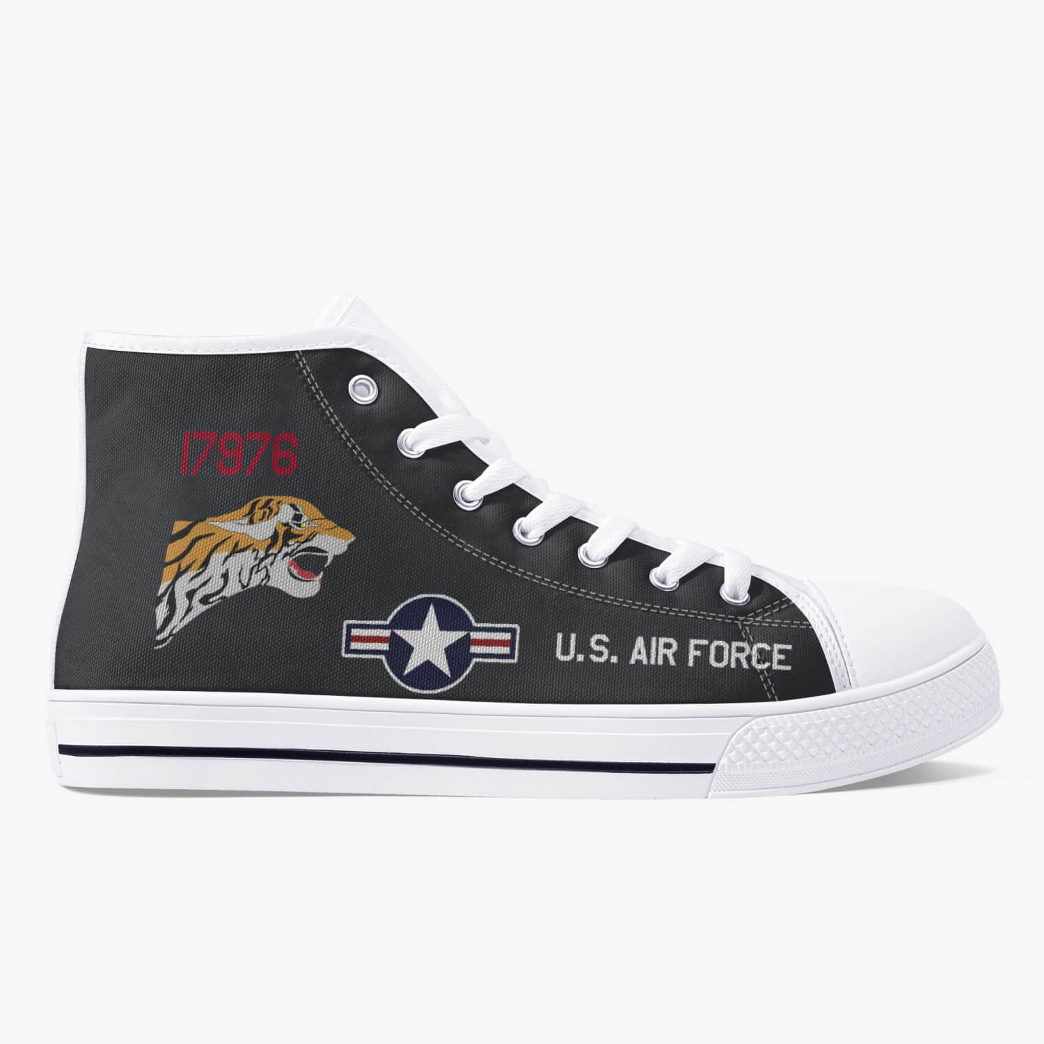 SR-71 "Blackbird" (61-7976) High Top Canvas Shoes - I Love a Hangar