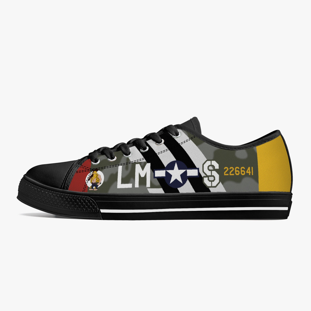 P-47 "Hairless Joe" Low  Top Canvas Shoes - I Love a Hangar