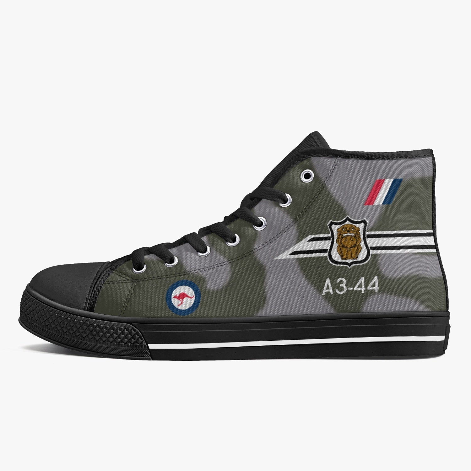 Mirage IIIO "A3-44" High Top Canvas Shoes - I Love a Hangar