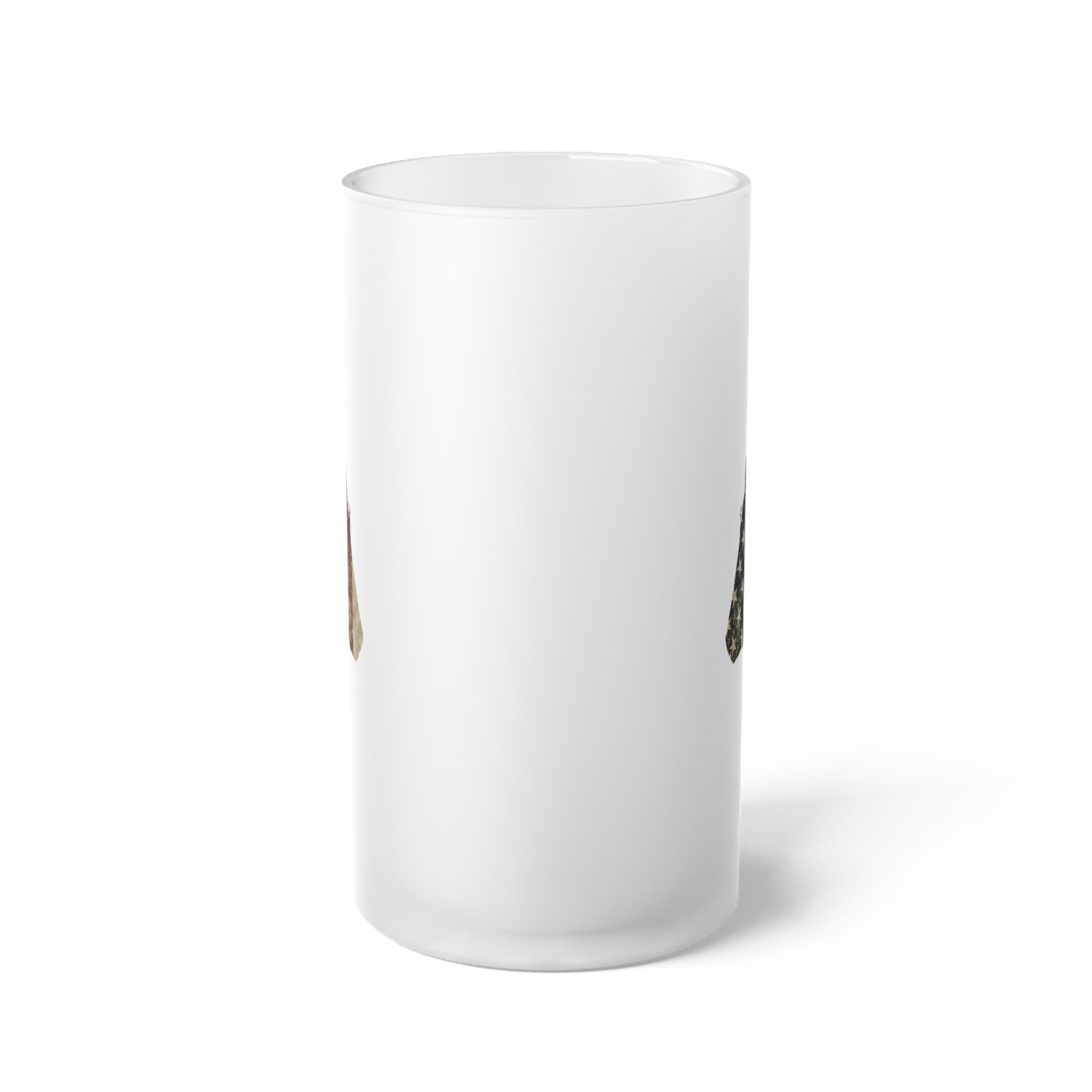 F-14 Tomcat Frosted Glass 16oz (473ml) Beer Mug - I Love a Hangar
