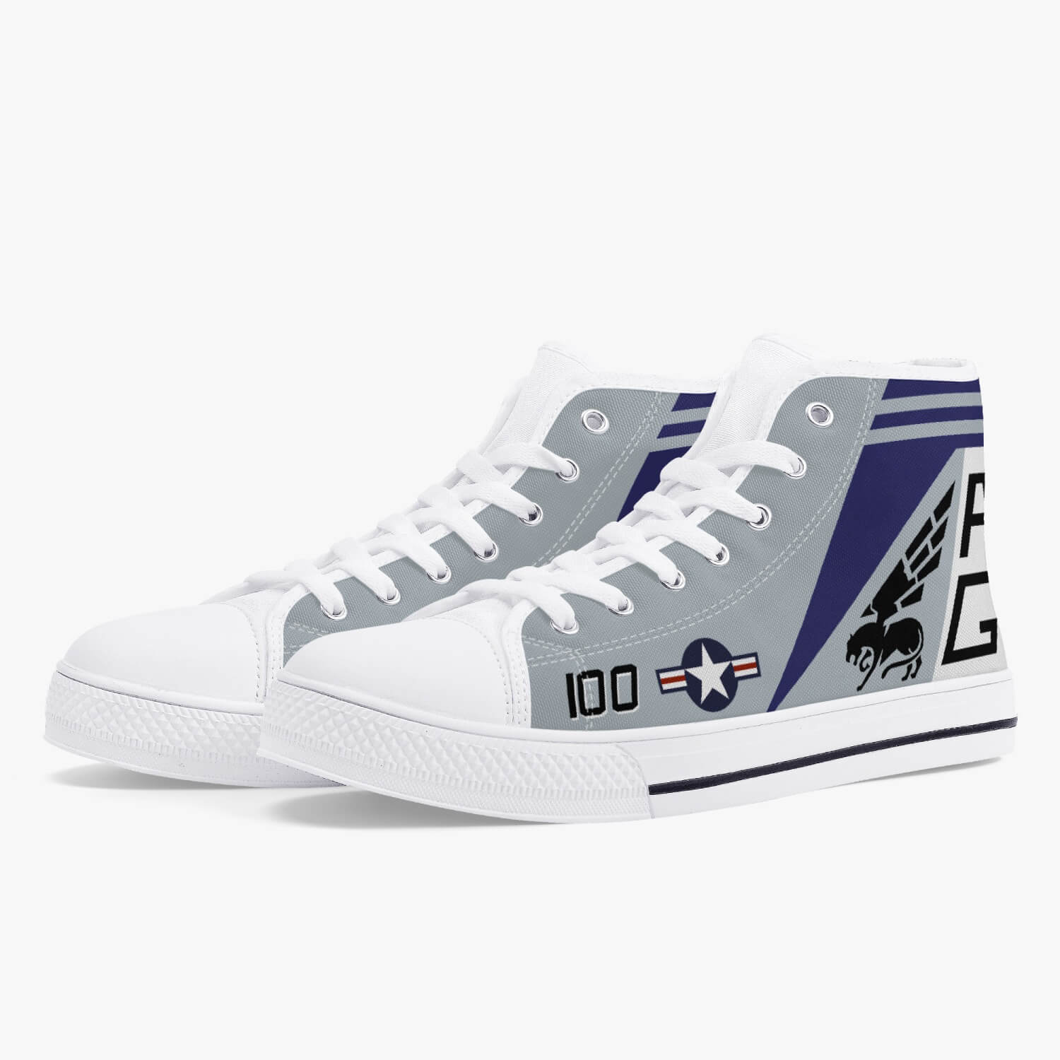 VF-143 "Pukin Dogs" High Top Canvas Shoes - I Love a Hangar