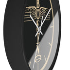Vintage Style Boeing Yoke Cap Wall Clock - I Love a Hangar
