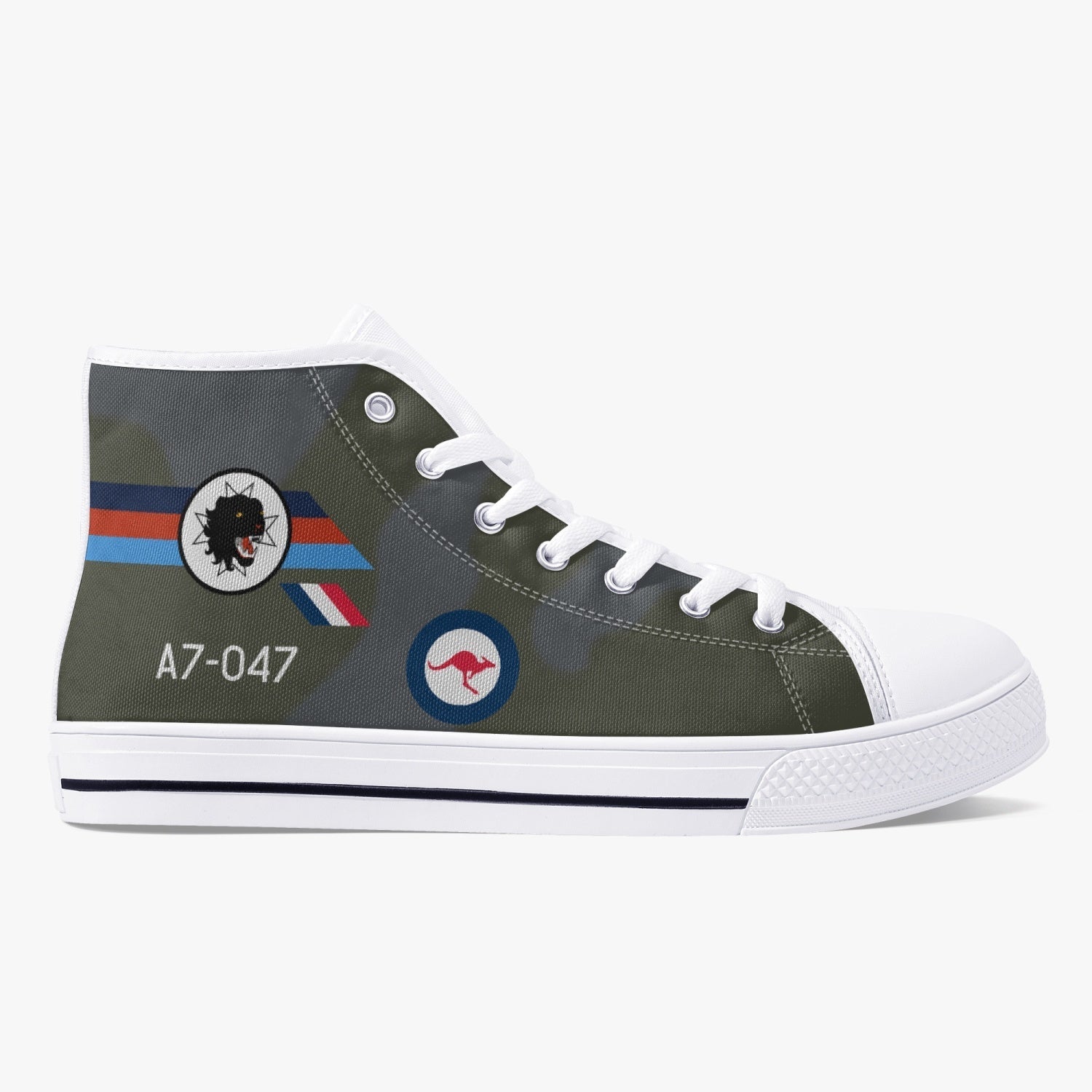 Macchi  "A7-047" High Top Canvas Shoes (Camo) - I Love a Hangar