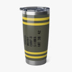 General Purpose WWII 100lbs Bomb Inspired 20oz (590ml) Stainless Steel Tumbler - I Love a Hangar