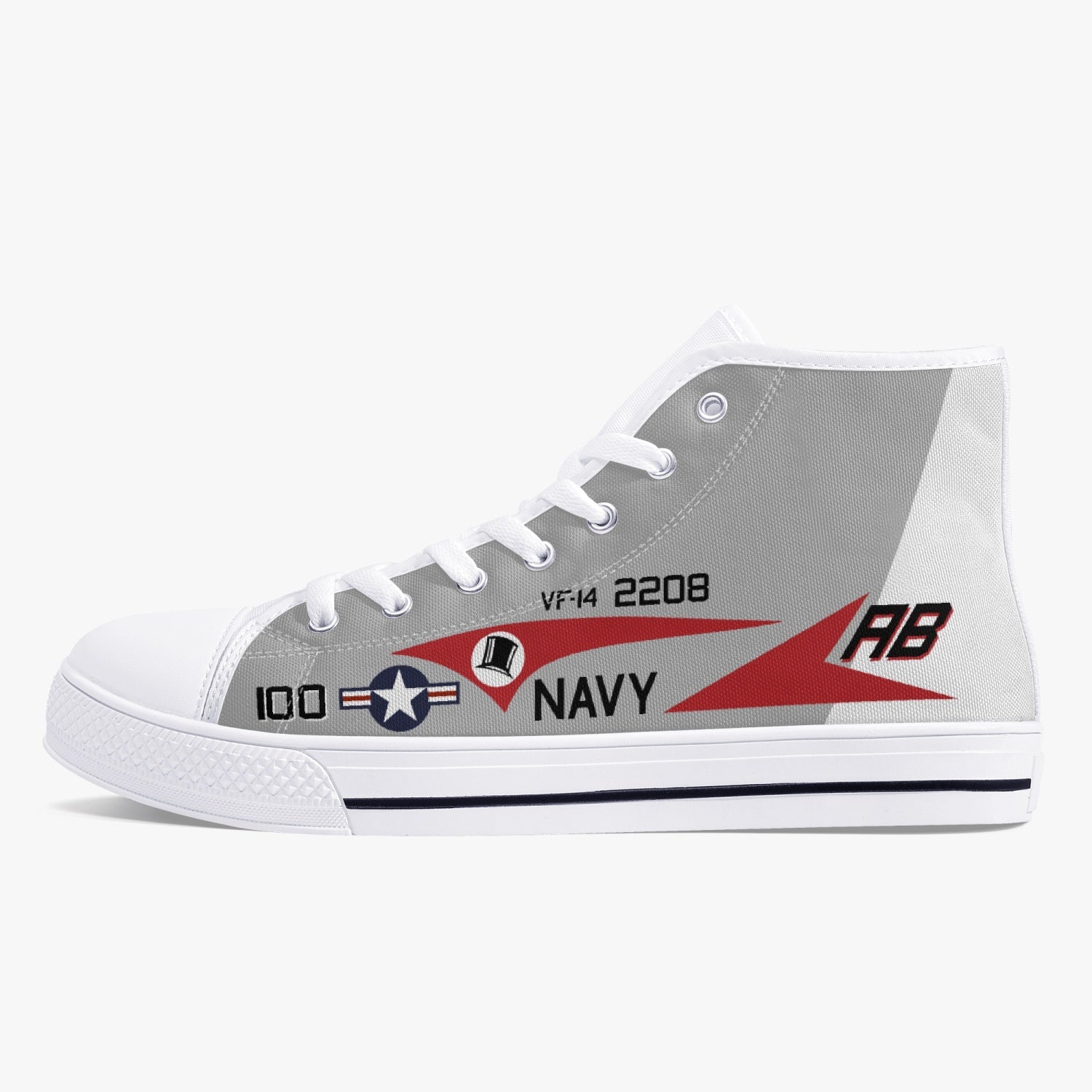 VF-14 "Tophatters" High Top Canvas Shoes