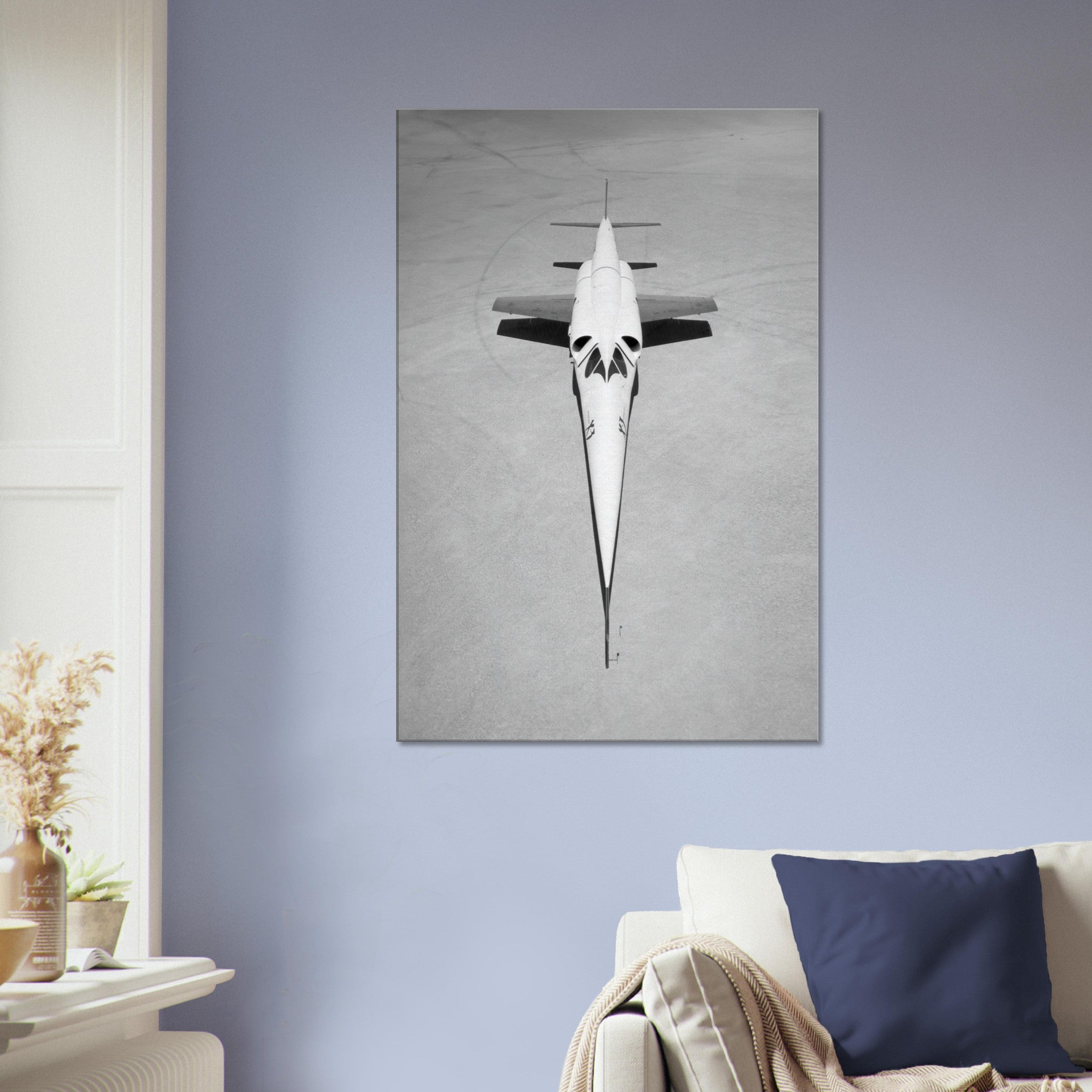 X-3 "Stiletto" on Canvas - I Love a Hangar