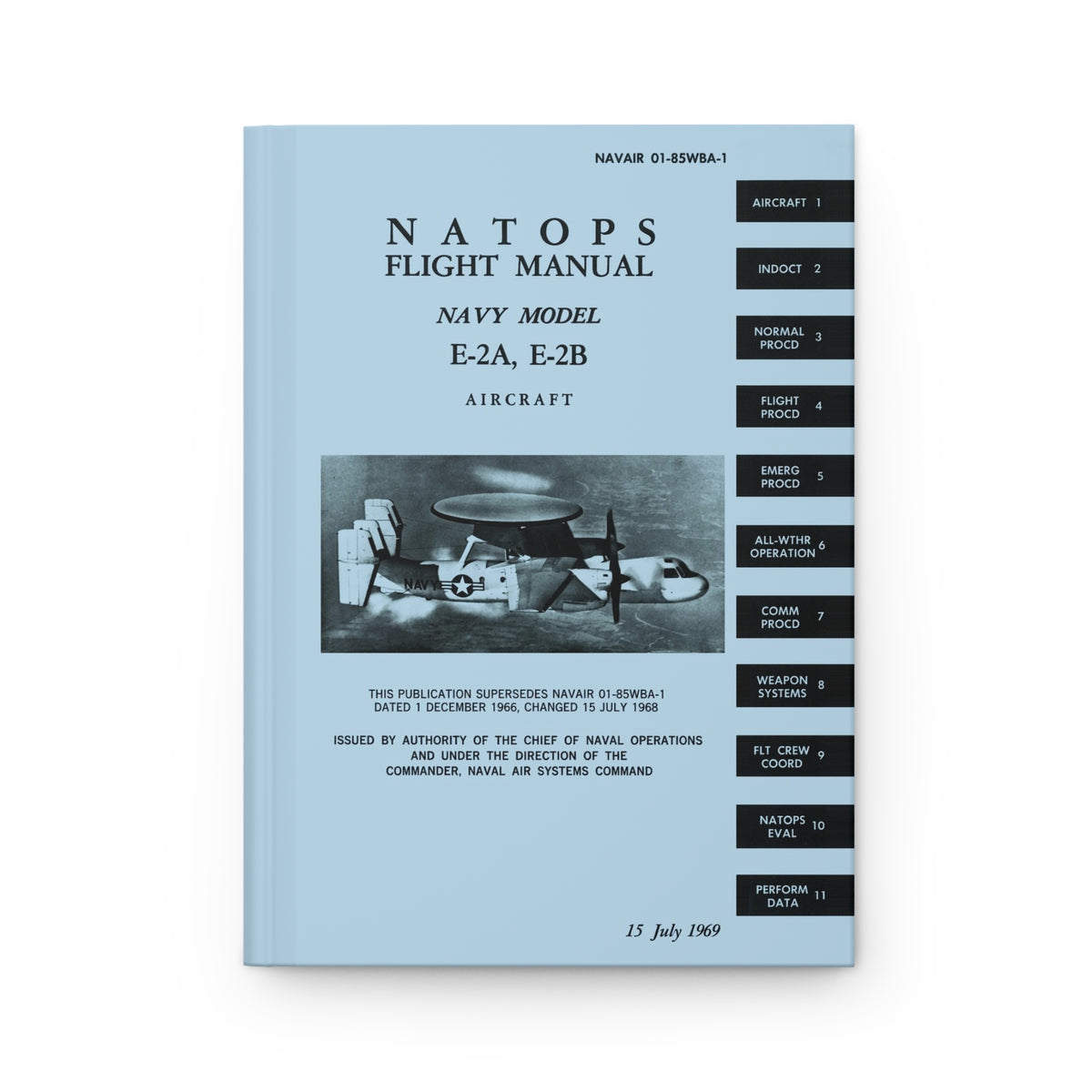 E-2A/B NATOPS Inspired Hardcover Journal