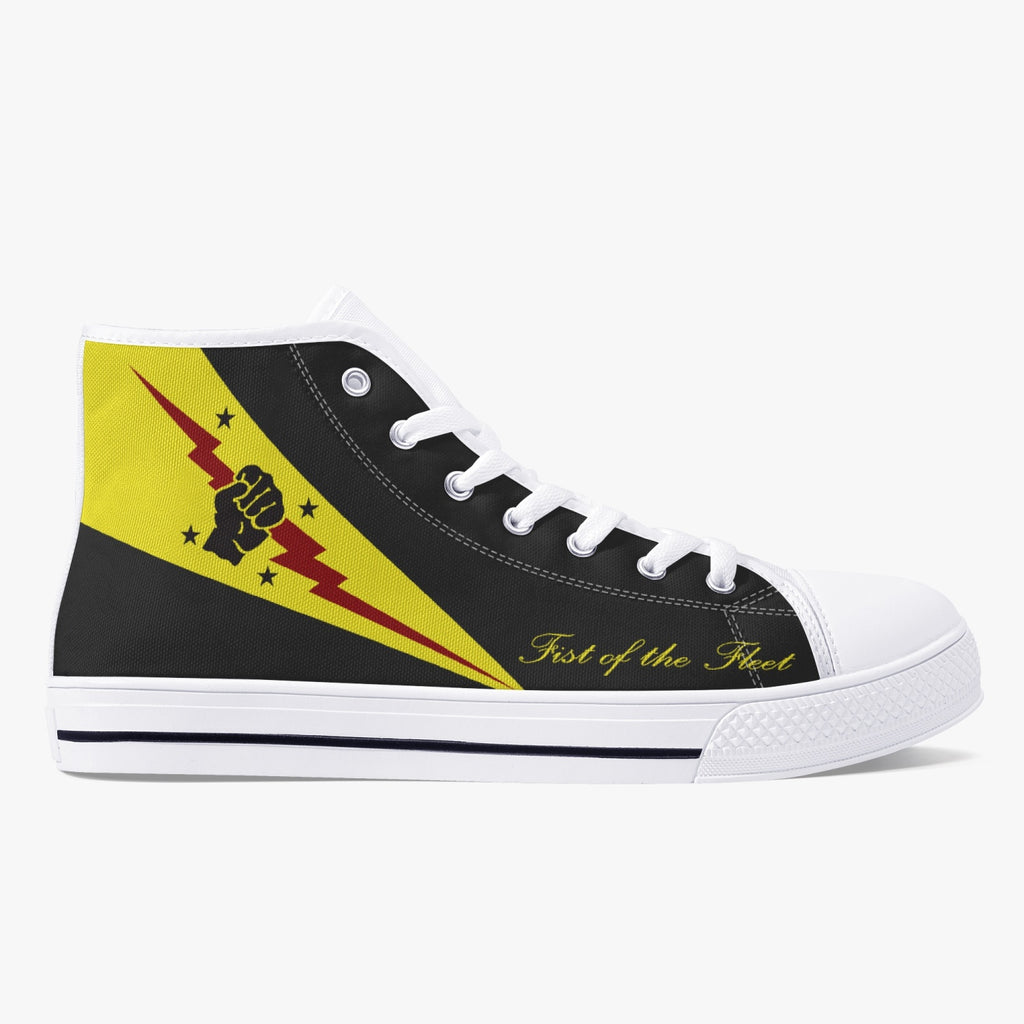 VFA-25 "Fist of the Fleet" High Top Canvas Shoes - I Love a Hangar