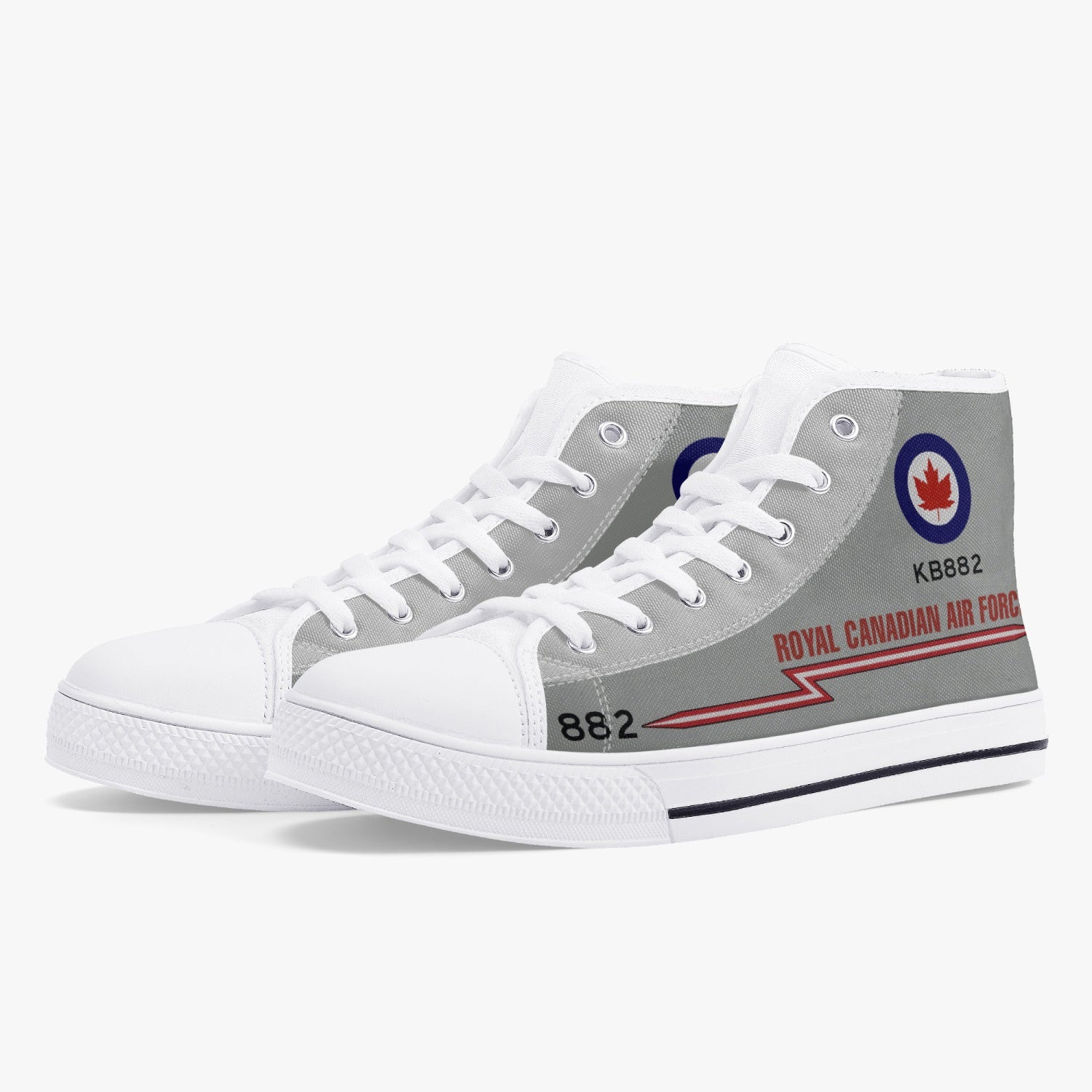 Lancaster KB882 High Top Canvas Shoes - I Love a Hangar